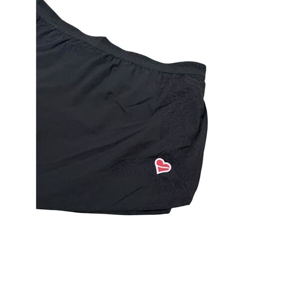 Heartbreak women's Bear cage 2'' High split shorts black size Large - Picture 4 of 9